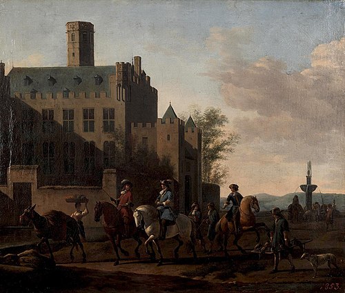 Leaving for the Hunt, 1660, Gerrit Berckheyde