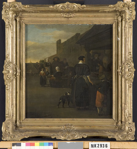 Fish market, 1671, Job Berckheyde