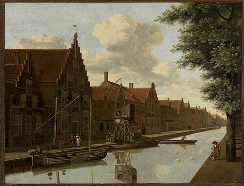 Beer Brewery De Passer en De Valk in Haarlem, 1700, Job Berckheyde