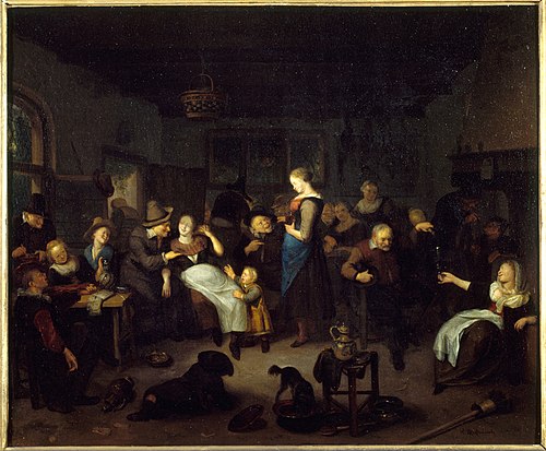 Intérieur de cabaret, 1601, Richard Brakenburgh
