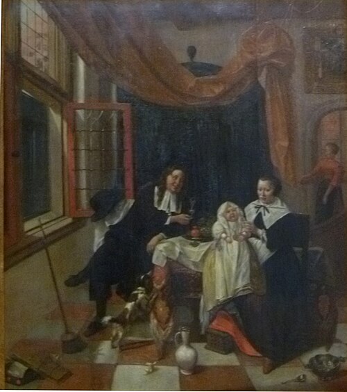 Family Portrait, 1670, Richard Brakenburgh