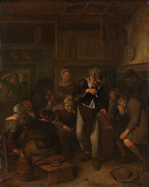 Auberge du pays, 1681, Richard Brakenburgh