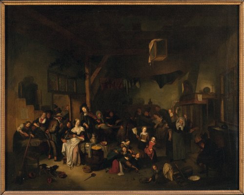 Tavern Scene, 1692, Richard Brakenburgh