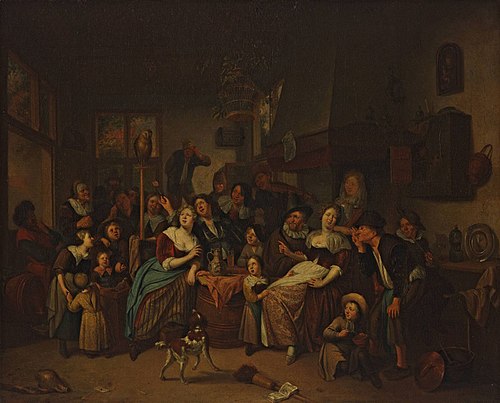 Merry Company, 1695, Richard Brakenburgh
