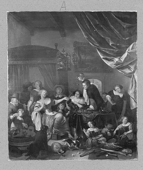 merry party, 1686, Richard Brakenburgh