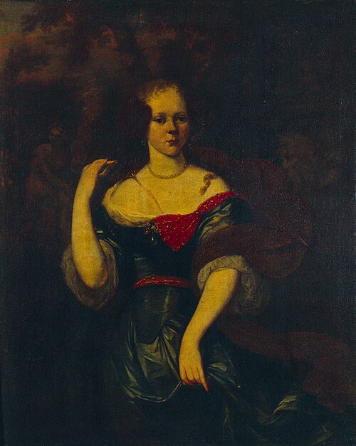 Portrait of a young woman, 1683, Richard Brakenburgh