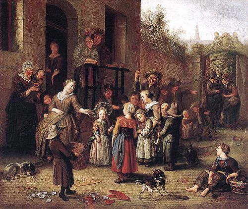 May Queen Festival (or The Flower-Feast of Whitesuntide, or Pentecost), 1700, Richard Brakenburgh
