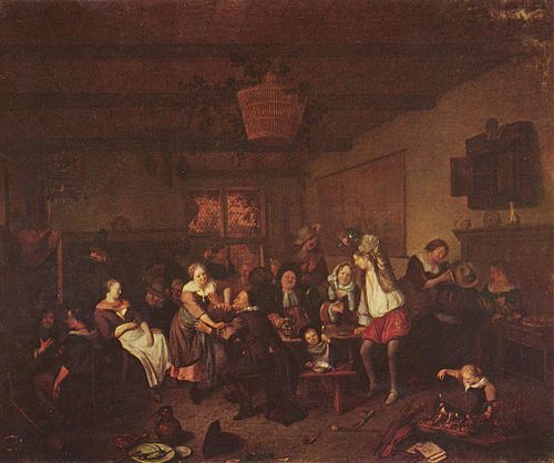 A Merry Company, 1650, Richard Brakenburgh