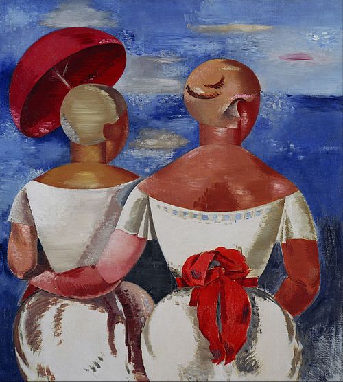 Ladies at the Seaside, 1920, Jēkabs Kazaks
