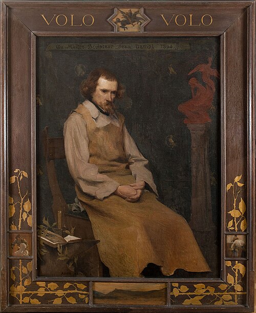 Portrait du sculpteur Jean Dampt, 1894, Edmond Aman-Jean
