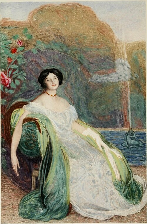 Portrait de Mademoiselle V. G., 1907, Edmond Aman-Jean
