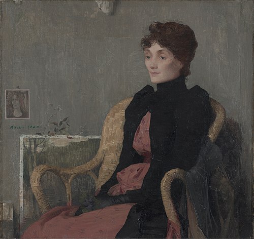 Portrait de femme, 1891, Edmond Aman-Jean