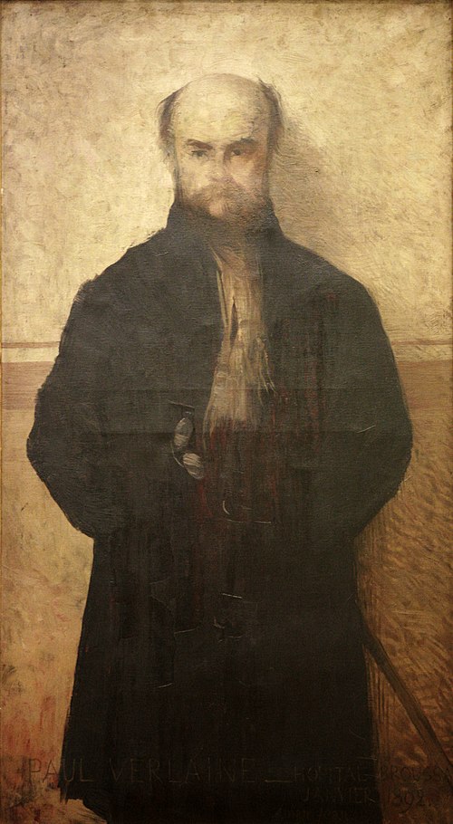 Portrait de Paul Verlaine, 1892, Edmond Aman-Jean