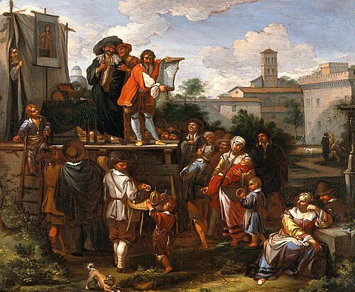 Itinerant Medicine Vendors in Rome, , Dirk Helmbreker