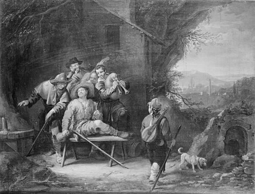 Italian Peasants, 1672, Dirk Helmbreker