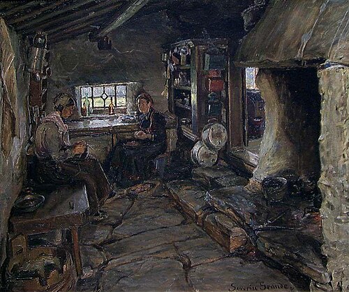 In the Kitchen, 1905, Severin Grande