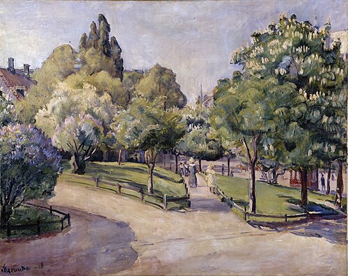 Ved Trefoldighetskirken, 1918, Severin Grande