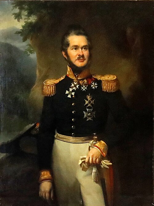 portrait de Hubert Joseph Jean Lambert de Stuers, 1836, Jan Adam Kruseman