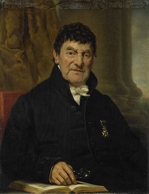 Portrait of Dr. Cornelis Hendrik à Roy, Physician and Biographer, 1833, Jan Adam Kruseman