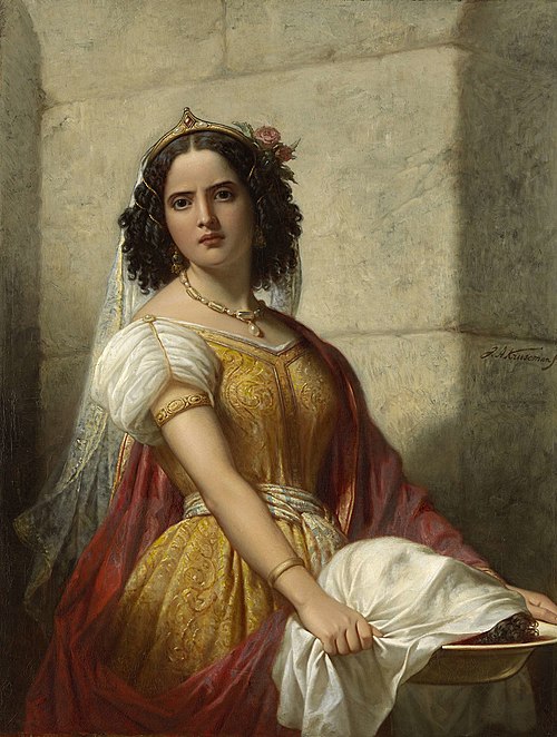 Salomé avec la tête de Jean-Baptiste, 1861, Jan Adam Kruseman