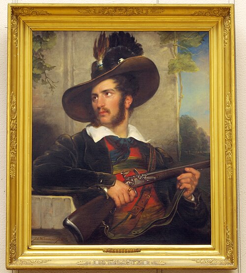 Styrian Hunter, 1832, Jan Adam Kruseman