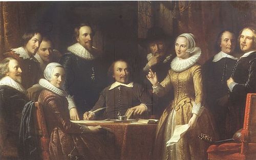 Le cercle de Muiden, 1852, Jan Adam Kruseman
