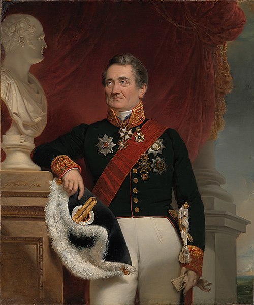 Portrait of Jean Casimir de Brunet ( -1861), 1833, Jan Adam Kruseman