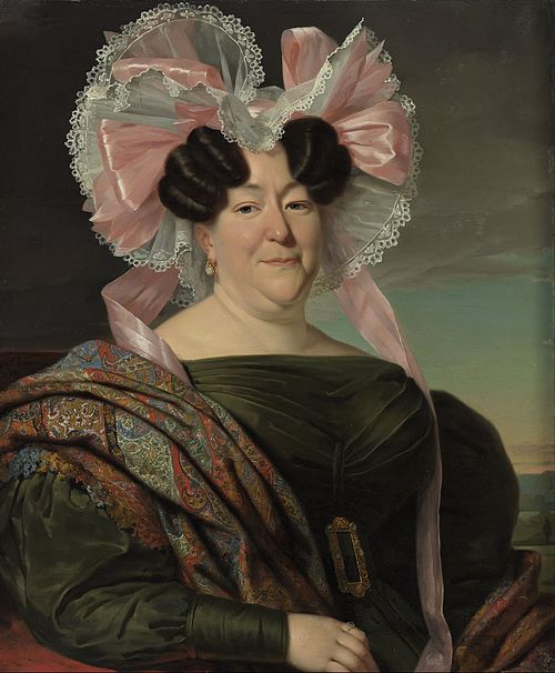 Portrait d'une femme inconnue, 1829, Jan Adam Kruseman