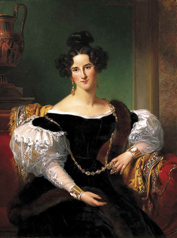 Portrait of Olga Emilie Sillem (1814-1899), 1834, Jan Adam Kruseman