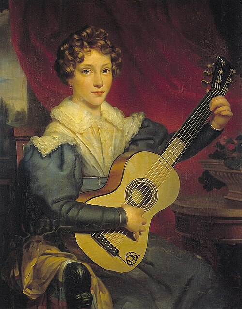 Portrait of Louise Henriëtte Ameshoff (1815-1855), 1827, Jan Adam Kruseman