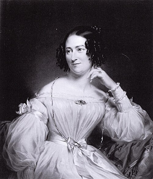 Portret van Abrahamina Henriëtte Wurfbain (1808-1883), echtgenote van Jacob de Vos Jz, 1837, Jan Adam Kruseman