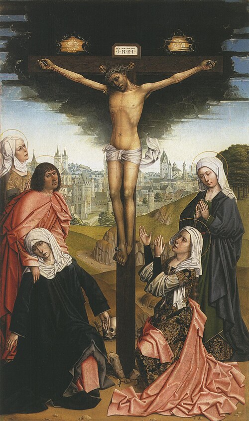 Crucifixion, , Maître de l'Abbaye d'Affligem