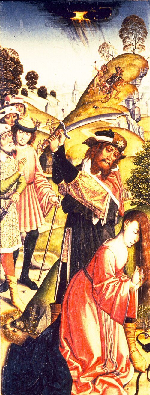 The Martyrdom of St. Barbara, 1500, Maître de l'Abbaye d'Affligem