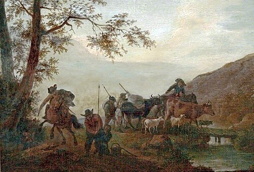 Assault on Cow Herders, 1636, Pieter van Laer