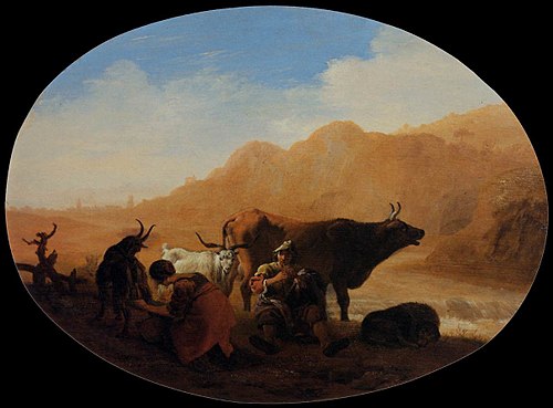 Les Pâtres, 1635, Pieter van Laer