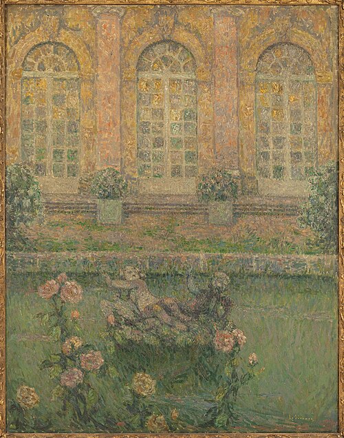 Roses de Trianon, 1917, Henri Le Sidaner