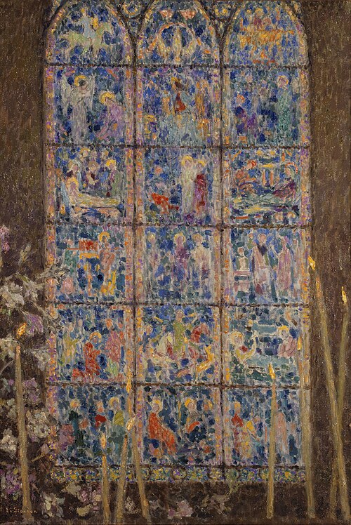 Le vitrail, Chartres, 1901, Henri Le Sidaner