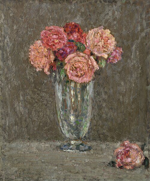 Roses, , Henri Le Sidaner