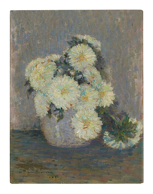 Vase of flowers, , Henri Le Sidaner