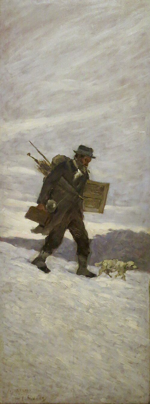 Portrait du peintre Eugène Chigot, 1887, Henri Le Sidaner