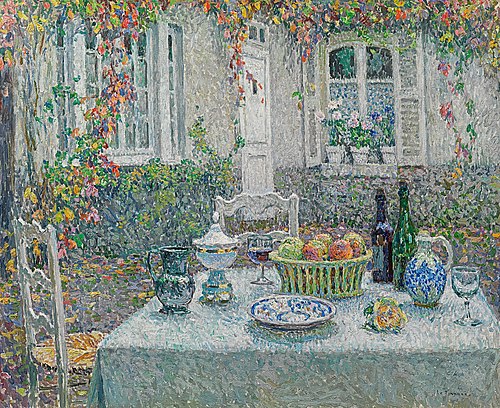 La petite table, 1920, Henri Le Sidaner