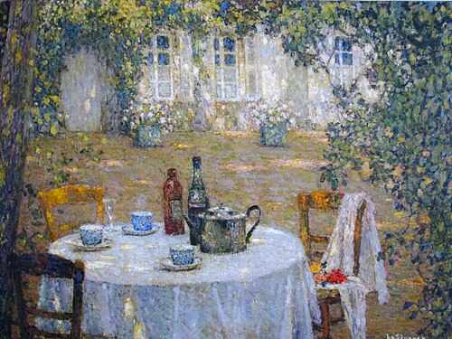 La Table au soleil, 1911, Henri Le Sidaner