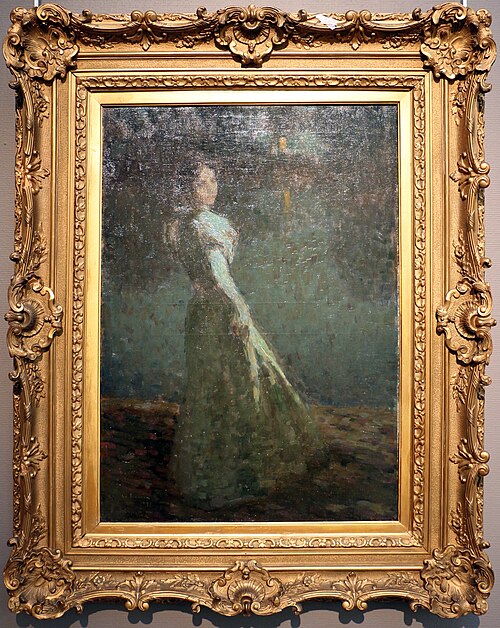 Une femme, le soir (étude), 1897, Henri Le Sidaner