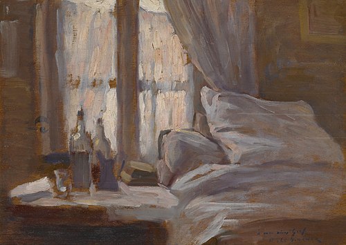 La chambre à coucher, 1890, Henri Le Sidaner