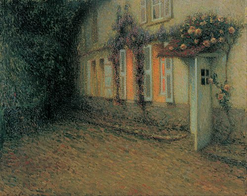 Roses and Wisterias on the House, 1907, Henri Le Sidaner