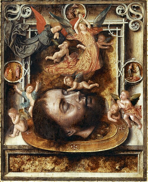 The Head of Saint John the Baptist, 1526, Jan Mostaert