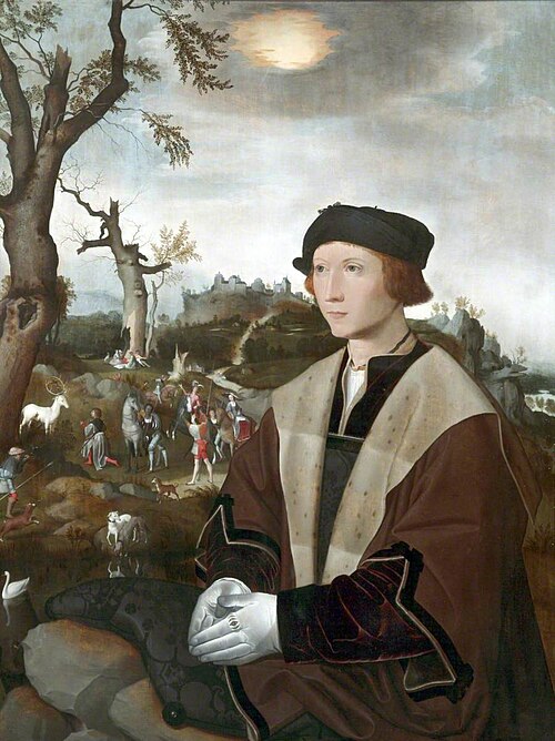 Portrait of a Young Man, , Jan Mostaert
