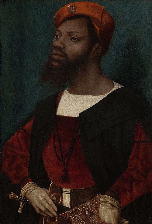 Portrait d'un homme africain, 1527, Jan Mostaert
