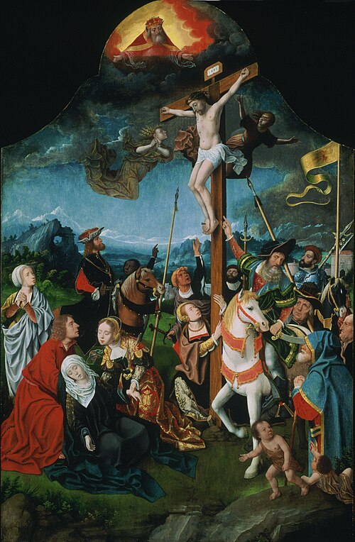 La Crucifixion, 1530, Jan Mostaert