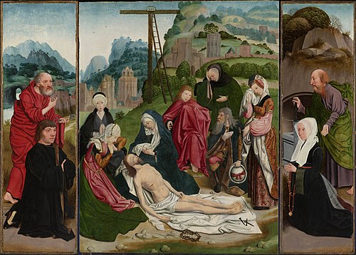 The Lamentation of Christ, 1517, Jan Mostaert